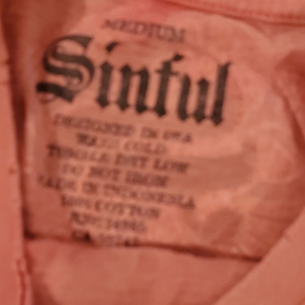 Sinful T-Shirts - Picture 2 of 3